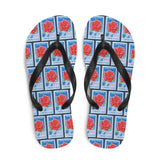 Red Rose Flip Flops