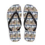 Doberman Dog Flip Flops