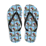 Basset Hound Dog Flip Flops