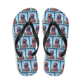 Blood Hound Dog Flip Flops