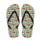 Cardinal Bird Flip Flops