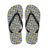 Man on Moon Space Flip Flops