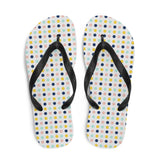 Polka Dot Print Flip Flops