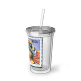 Sunflower Bee Acrylic Cup