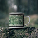 Templo 1935 Stamp Enamel Mug
