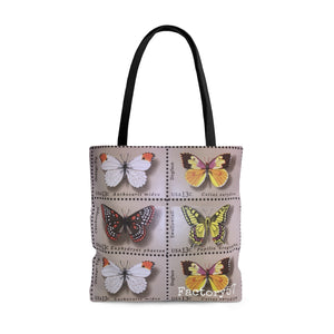 Butterfly 1977 Stamp Tote Bag
