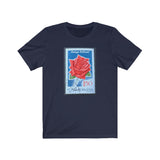 Red Rose Stamp T-shirt