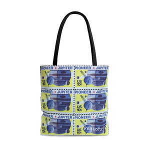 Jupiter Pioneer 1975 Stamp Tote Bag