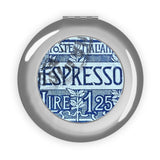 Espresso Compact Travel Mirror