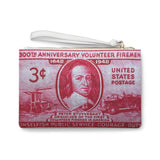 Fire Fighter Stamp Clutch Bag