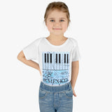 Piano Keys Stamp Baby Onesie