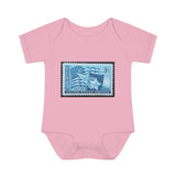 Texas State Stamp Baby Onesie