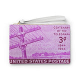 Telegraph Clutch Bag