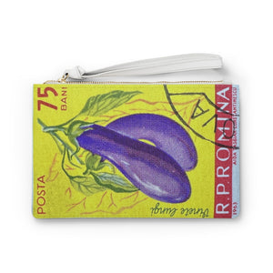 Eggplant Vegetable Clutch Bag