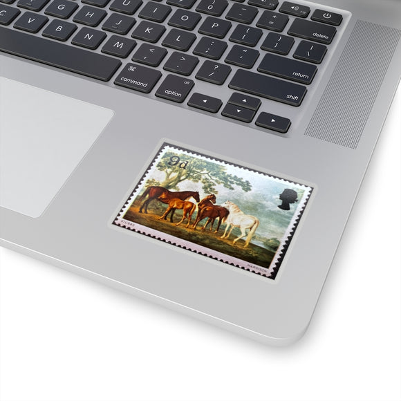 Wild Horses Stamp Sticker