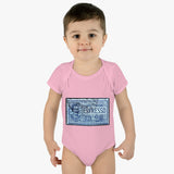 Espresso Blue Baby Onesie