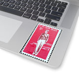 Amelia Earhart Stamp Sticker