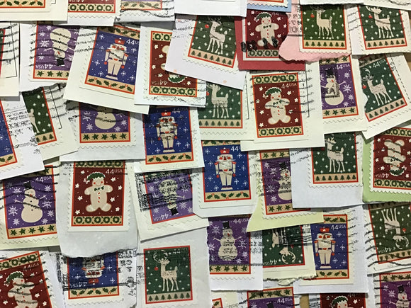 Ugly Sweater postage stamps