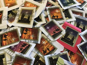 Starry Night Christmas Stamps