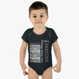 Banking 1950 Postage Stamp - Infant Baby Rib Bodysuit 0M - 24Mo