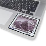 Train Stamp Sticker