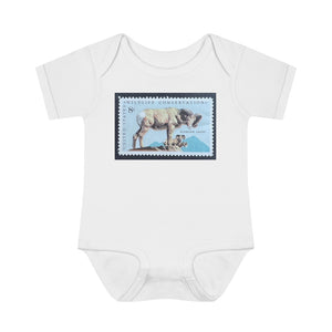 Bighorn Sheep Stamp Baby Onesie