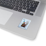 African Instrument Stamp Sticker