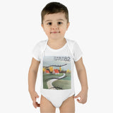 Road Home Stamp Baby Onesie