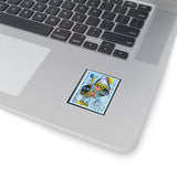 King and Queen Stamp Sticker