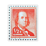 Ben Franklin Stamp Sticker