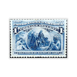 Columbus Blue Stamp Sticker