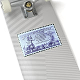 Newspaper Boy Stamp Sticker