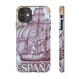 Spain Ship Tough Phone Case