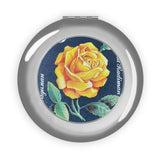Yellow Rose Compact Travel Mirror