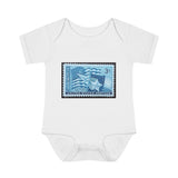 Texas State Stamp Baby Onesie