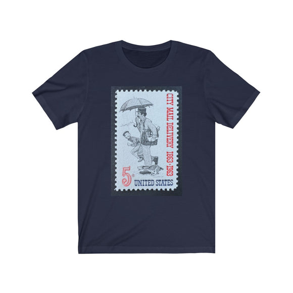 City Mail Stamp T-shirt