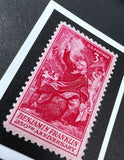 Benjamin Franklin 1956 Framed #1073