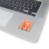 Jefferson Orange Stamp Sticker
