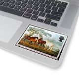 Wild Horses Stamp Sticker