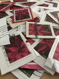 Poinsettia postage stamps
