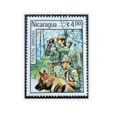 Military Dog Stamp Sticker
