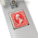Red Two Cents Stamp Sticker