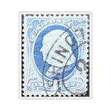 Ben Franklin Blue Stamp Sticker