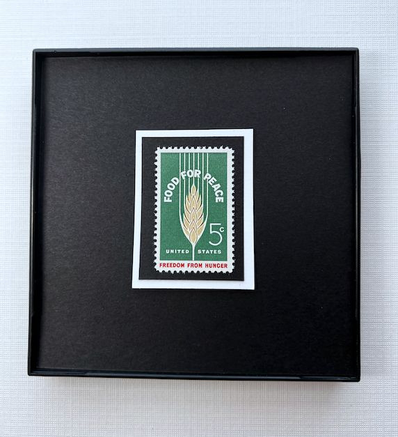Food for Peace 1963 Framed #1231