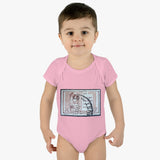 Bible Pages Stamp Baby Onesie