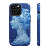 Queen Blue Stamp - Tough Phone Case