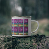 Energy Conservation 1977 Stamp Enamel Mug