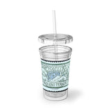 French Stamp Acrylic Cup