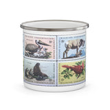 Wildlife Conservation 1972 Stamp Enamel Mug