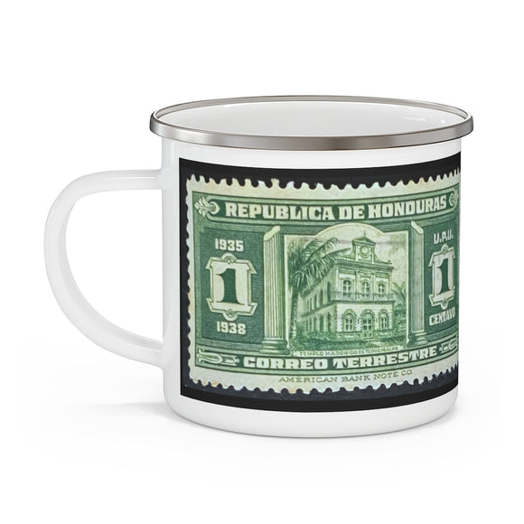 Templo 1935 Stamp Enamel Mug